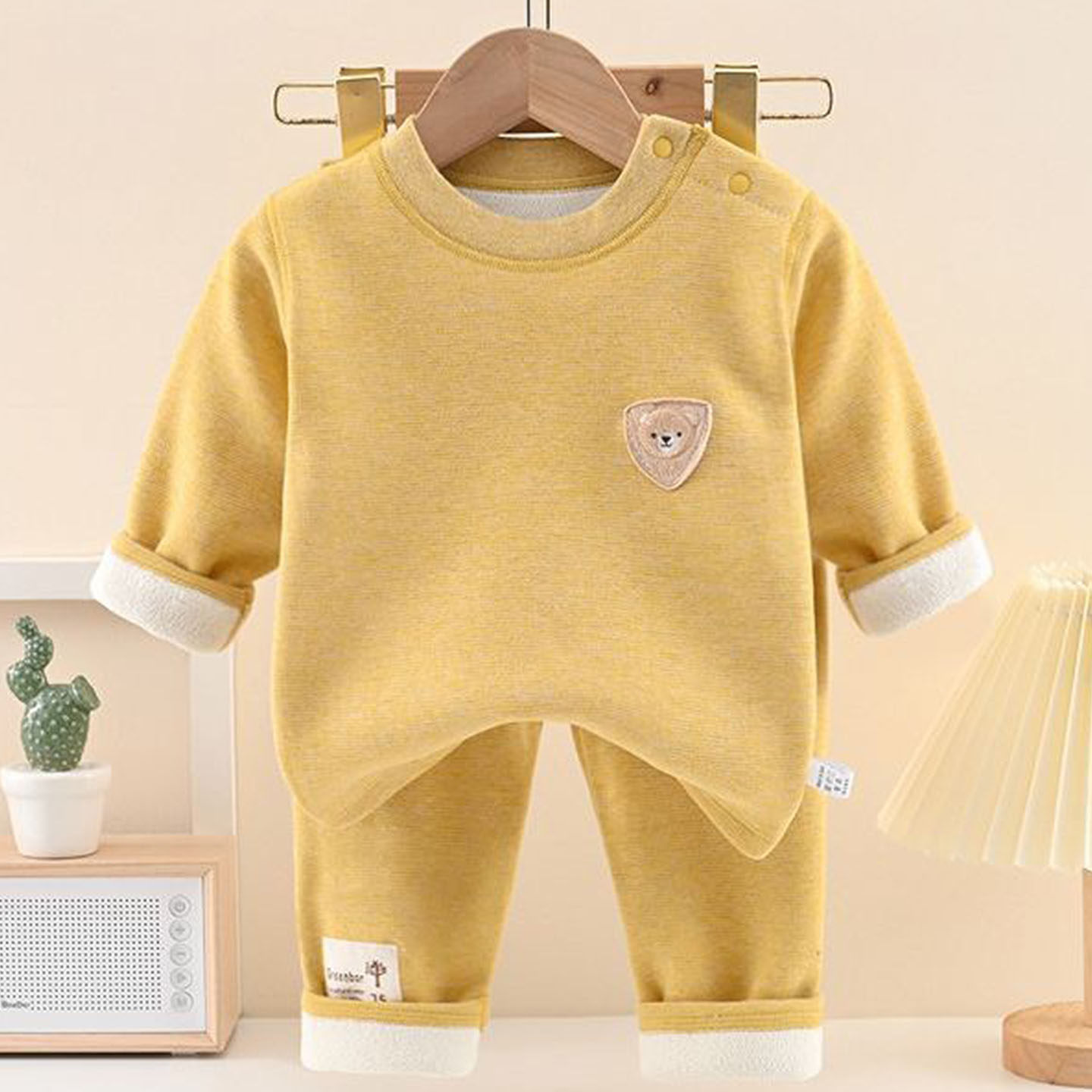 婴儿保暖内衣套装儿童加绒秋衣秋裤0-3个月宝宝保温冬季A类保暖衣,淘宝优惠券,粉丝福利购,淘宝优惠卷