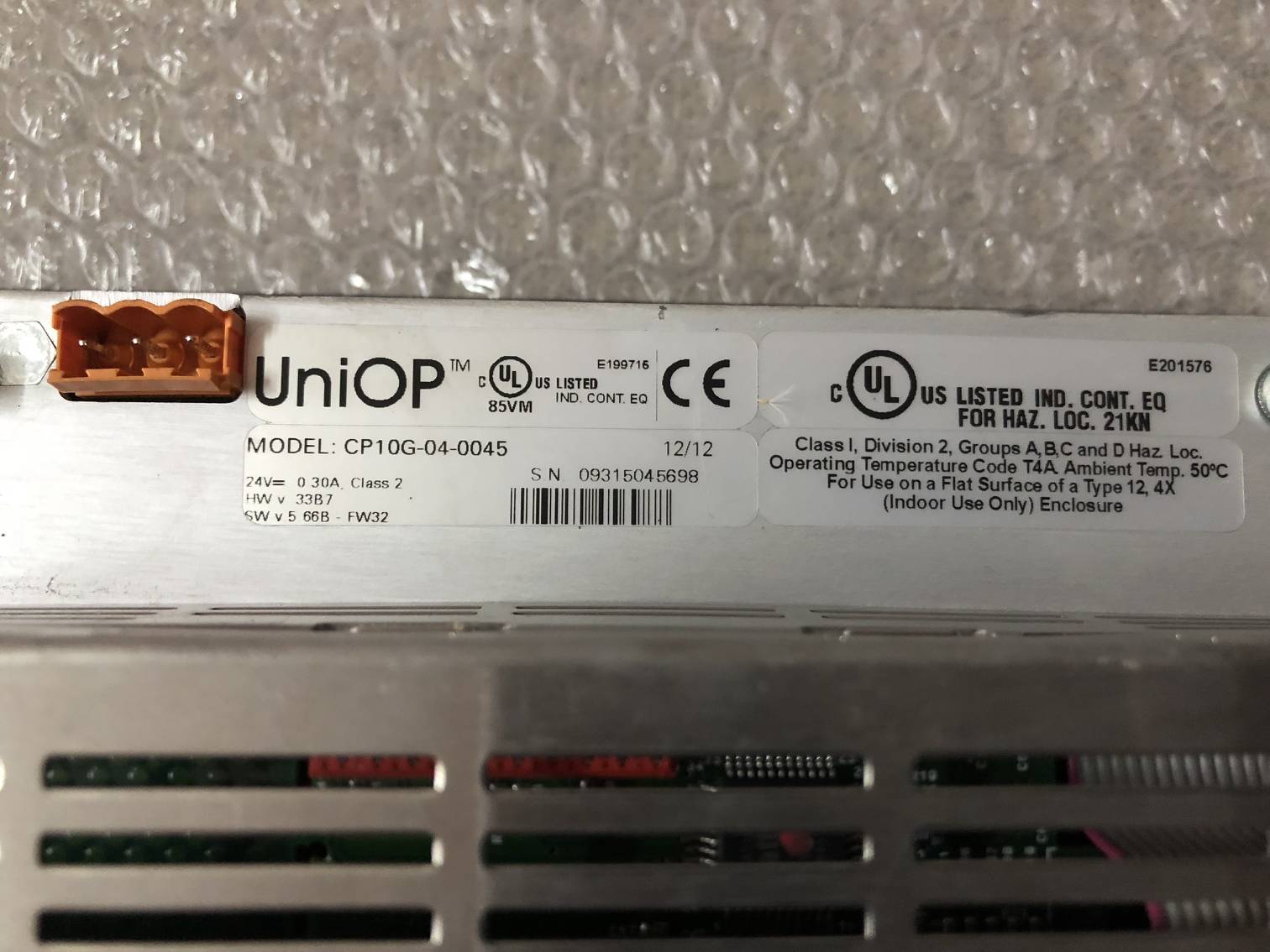 UniOP人机界面CP10G-04-0045原装现货-图1