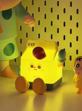 牛奶盒造型小夜灯家居创意摆件