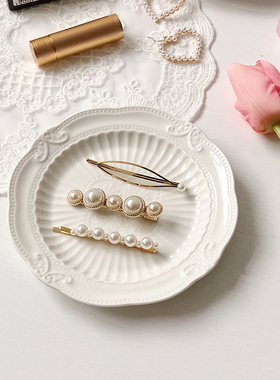 韩系清新复古浮雕风首饰拍摄托盘