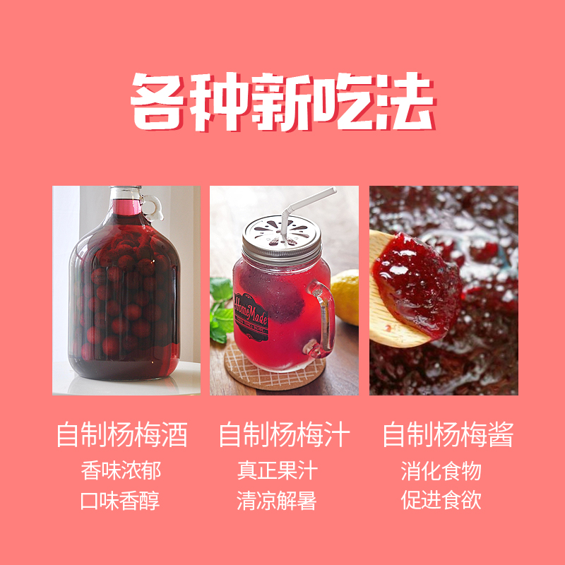 苏虞旗舰店仙居杨梅新鲜冷冻冰冻速冻杨梅泡酒孕妇冰镇东魁杨梅3斤 顺丰包邮2