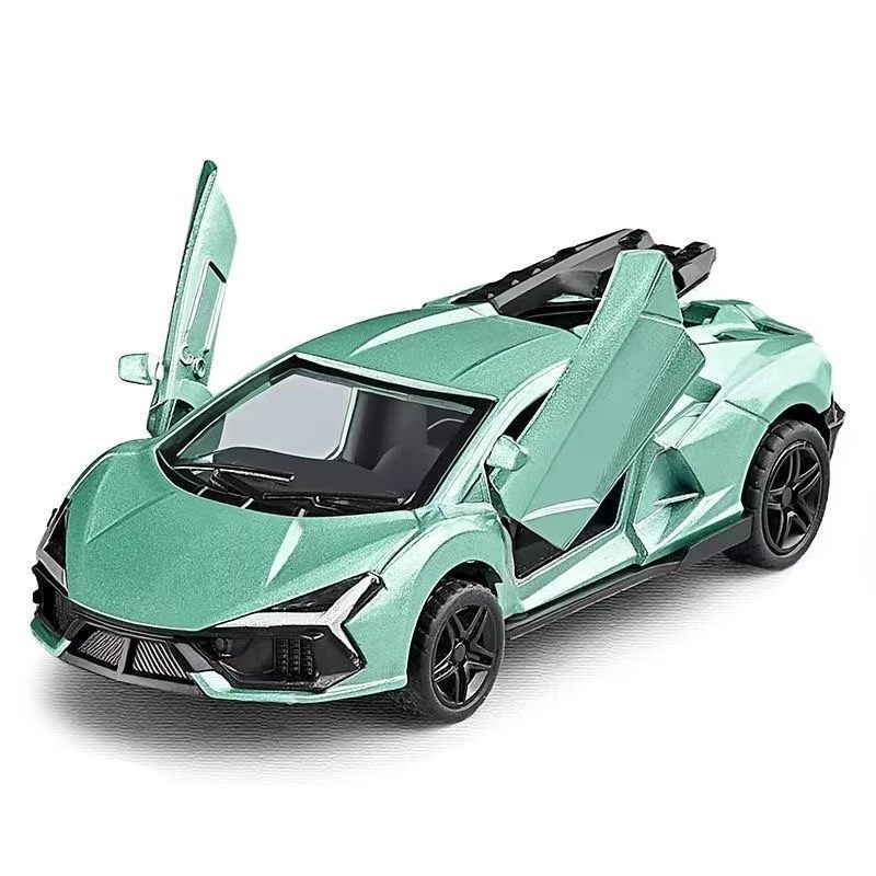 兰博基尼新大牛仿真跑车儿童玩具收藏模型车回力滑行汽车男孩礼物,淘宝优惠券,粉丝福利购,淘宝优惠卷