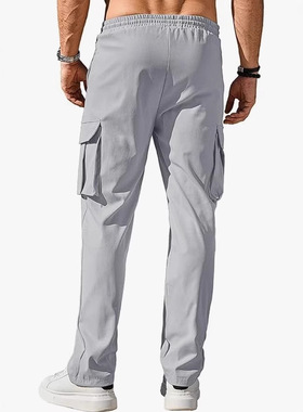 Men's Casual Workwear Multi-Pocket All-Season Pants 工装男裤