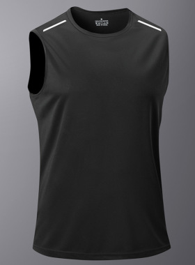 Sleeveless Sports Casual Versatile Men's Vest 运动休闲男背心