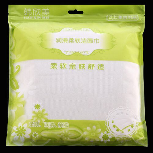 全棉一次性洗脸巾美容院无纺布洁面洗面巾卸妆棉柔巾卷化妆棉 - 图0