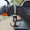Electric vehicle hook electric car without punching extended metal hook universal bicycle motorcycle front helmet hook