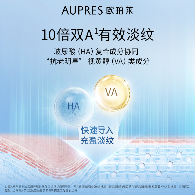 视黄醇保湿 超级品牌日 欧珀莱臻粹轻龄双效淡纹精华液玻尿酸 视黄醇保湿 超级品牌日 欧珀莱臻粹轻龄双效淡纹精华液玻尿酸