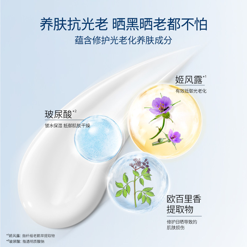 欧珀莱烈日清透防晒高倍防晒面部汗 欧珀莱防晒霜