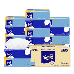 Tempo得宝4层加厚抽纸80抽20包