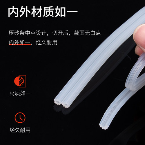 勤阳纱窗压纱条窗纱网胶条铝合金沙窗条压条塑钢窗户皮条嵌条配件 - 图2
