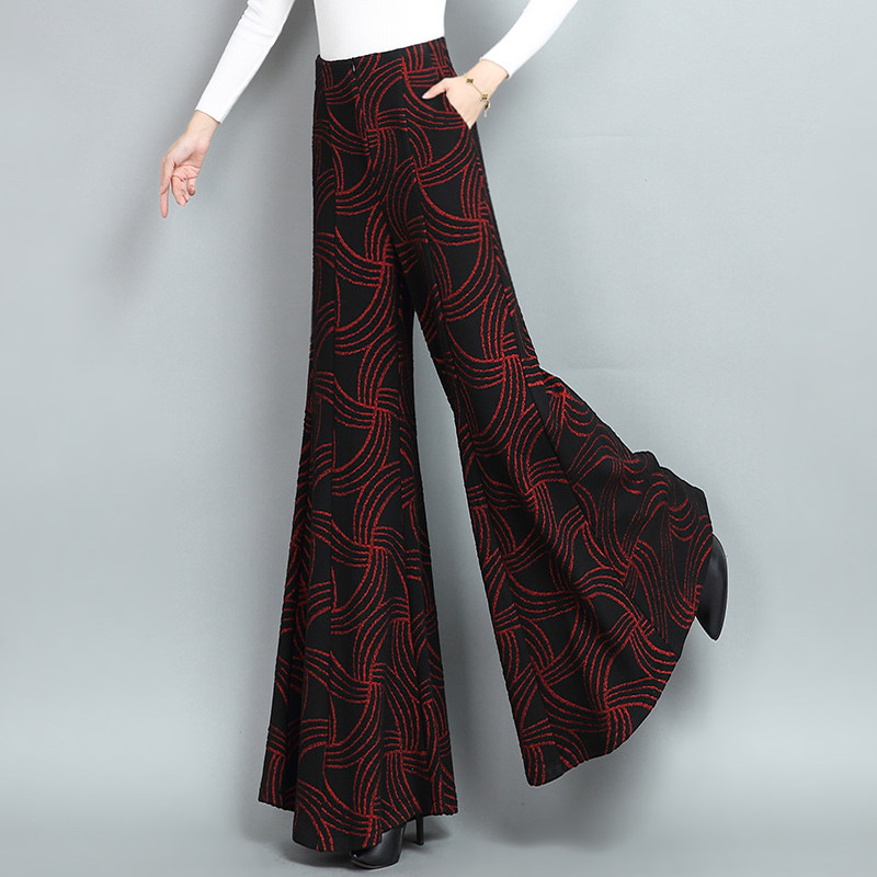 qslz /清水灵籽拼接大女休闲裤裙裤 清水灵籽休闲裤