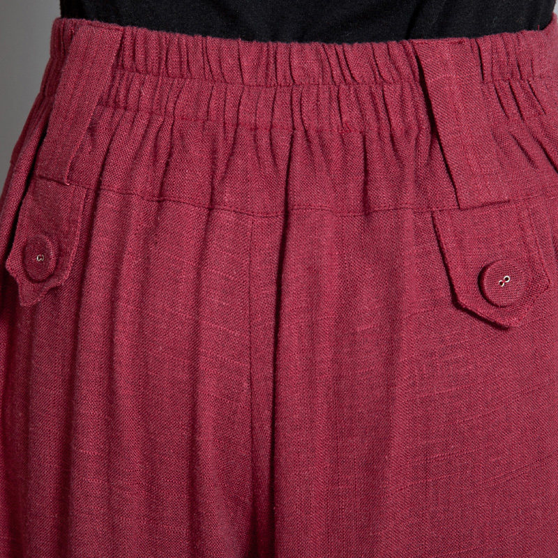 qslz /清水灵籽秋装新款肥腿长裤子 清水灵籽休闲裤