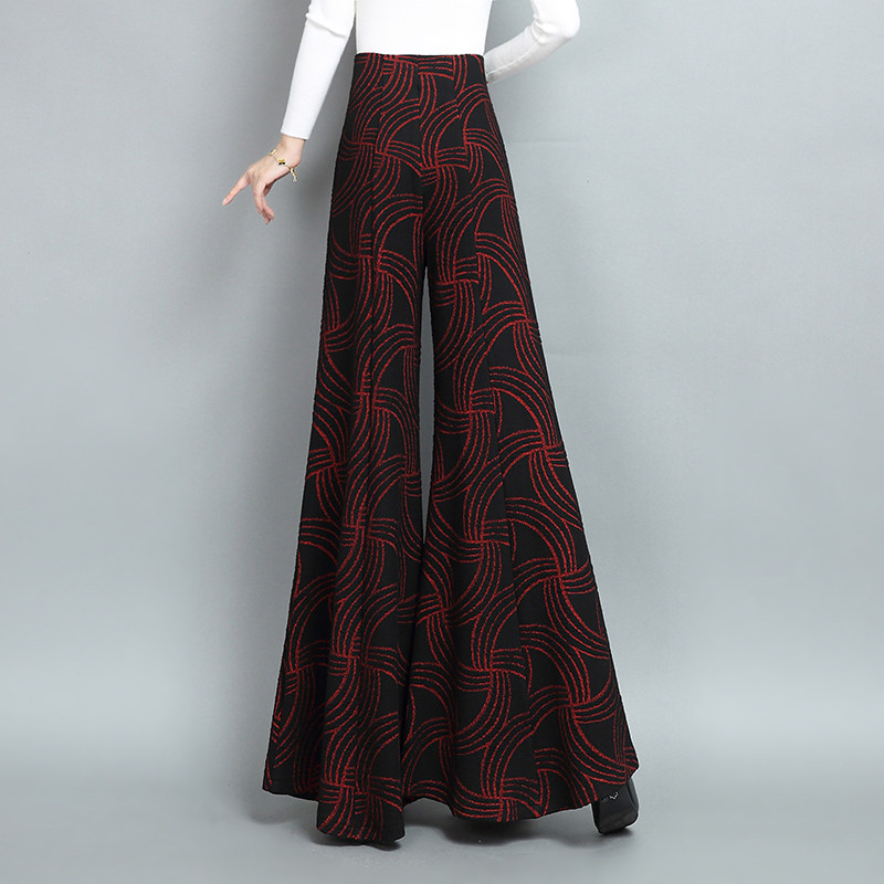 qslz /清水灵籽拼接大女休闲裤裙裤 清水灵籽休闲裤