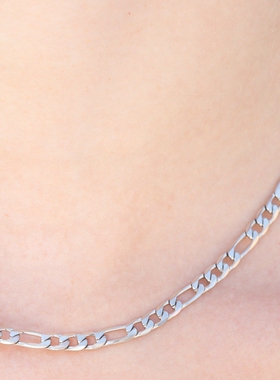 brandy melville项链官网bm项链女潮欧美锁头轻奢小众首饰品叠戴