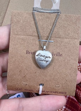 BM复古爱心百搭叠戴女