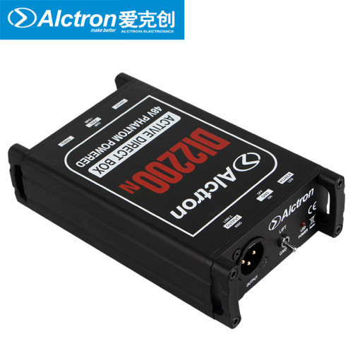 Alctron/爱克创 DI2200N有源DI盒 DIRECT BOX 阻抗变换DI BOX - 图2