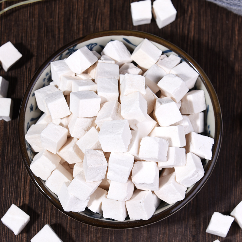 中药材店铺大别山正品特级白茯苓茯苓片茯苓丁云茯苓粉云苓50g - 图1