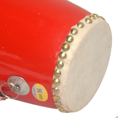 马氏传奇12cm儿童腰鼓头层水牛皮腰鼓舞蹈鼓娃娃秧歌舞蹈腰鼓 - 图2