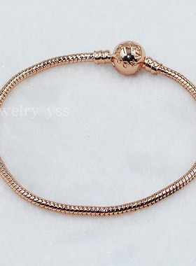 镀金手链diydiy镀金圆头饰品手链