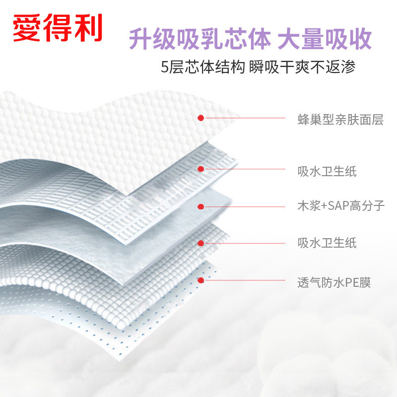 爱得利一次性防漏产妇超薄防溢乳垫 爱得利爱贝隆防溢乳垫