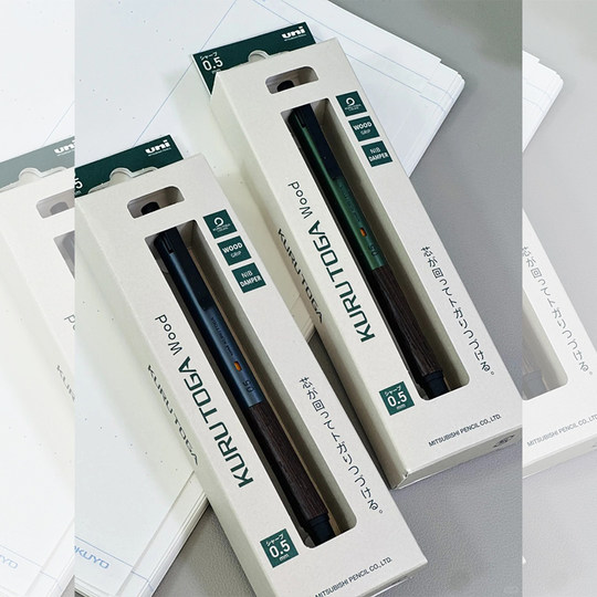 La empuñadura del bolígrafo para troncos M5-KH KURUTOGA gira automáticamente