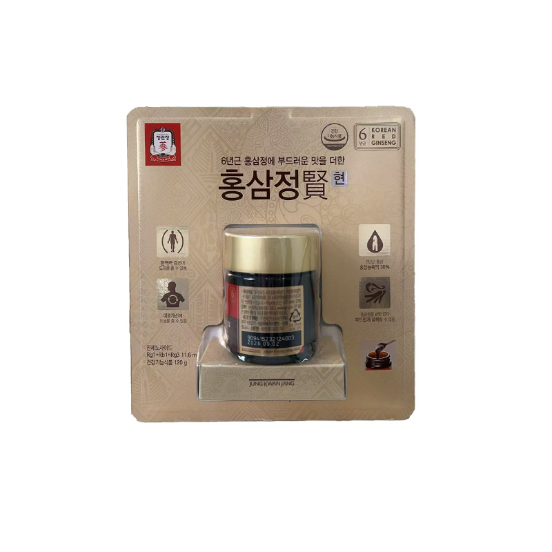 韩国直邮正官庄6年根红参膏高丽参贤膏120g*2瓶礼盒款 - 图2