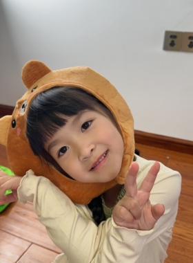 头套帽子表演拍照可爱搞怪儿童