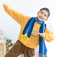 Шерстяная пряжа 新妈咪手作多彩星晴儿童围巾手工diy编织毛线团织围巾打发时间㝱 Su Sujie