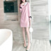 Váy thu đông 2019 mùa thu mới của phụ nữ xu hướng mùa xuân khí chất đầu thu mùa thu lưới đỏ mùa thu nữ năm - Váy eo cao đầm đắp chéo cột eo Váy eo cao