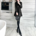 Váy hoa mùa thu nữ 2019 mới đầu thu mùa thu của phụ nữ đầu mùa thu lưới màu đỏ khí mùa thu phổ biến váy năm - Váy eo cao 	váy đan dây eo	 Váy eo cao