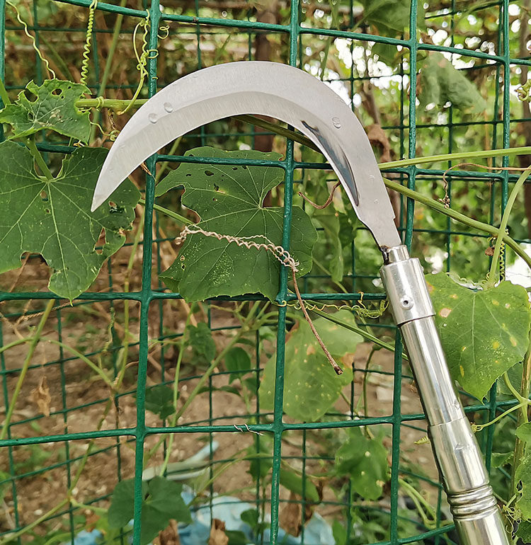 不锈钢伸缩杆抄网杆3米4米钓鱼割草镰刀高空摘果杆抄网竿香椿钩子,淘宝优惠券,粉丝福利购,淘宝优惠卷