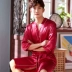 Bộ đồ ngủ bằng lụa mùa xuân và mùa hè cho nam - Night Robe