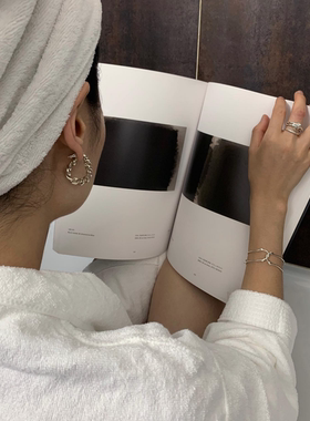 现货Leicozy/coldframe韩国小众结绳戒指Gordian bold结节戒指