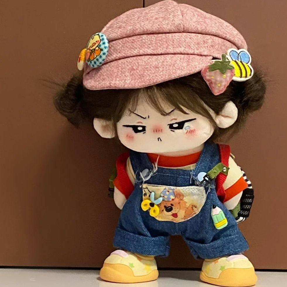 娃衣棉花娃娃10/15/20cm衣服背带裤换装套装公仔玩偶T恤可爱帽子,淘宝优惠券,粉丝福利购,淘宝优惠卷