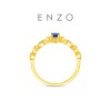 ENZO 18K gold sapphire diamond ring