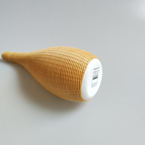 瓷胎竹编花瓶花器摆件竹丝扣瓷茶具套装配件插花艺花道新品家用_虎窝淘