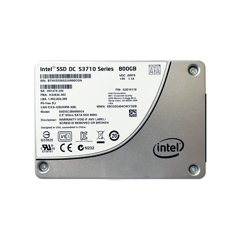 英特尔S3710 200G 400G 800G 1.2T SATA MLC固态硬盘S3610 S3700-图3