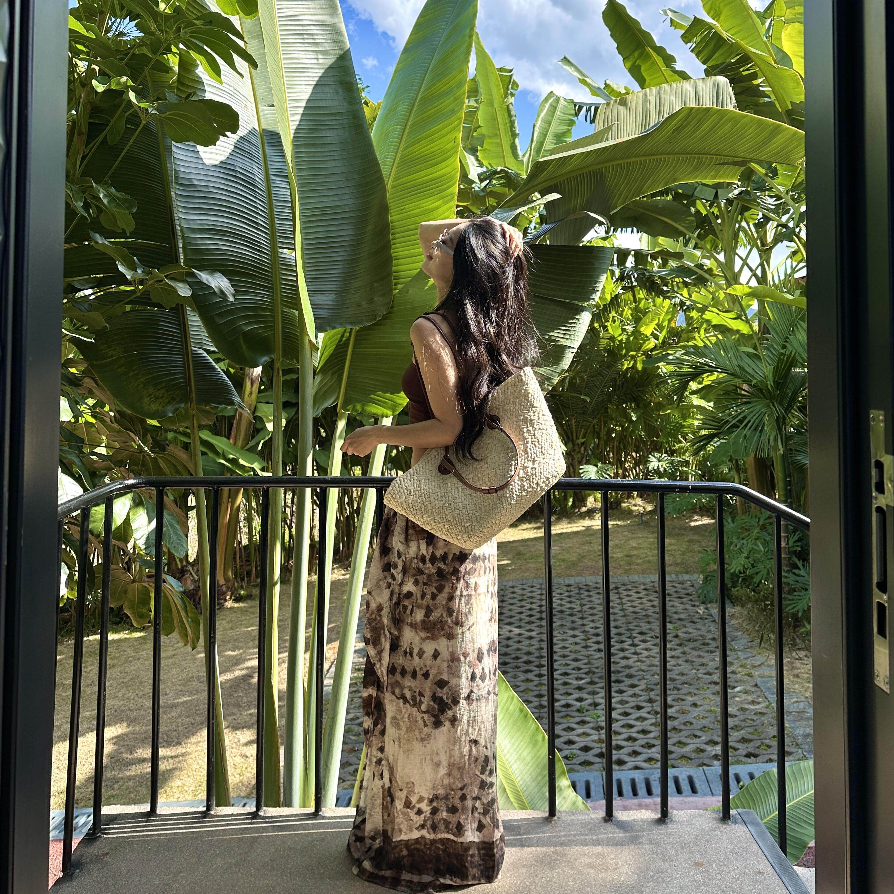 泰国云南旅游度假穿搭套装女夏季抹胸背心复古印花半身长裙两件套,淘宝优惠券,粉丝福利购,淘宝优惠卷