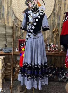 傈僳族服装服饰配饰 私人高端定制版 民族服装服饰批发 正品