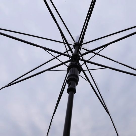 Transparent umbrella long handle manual men's and women's transparent umbrella new style