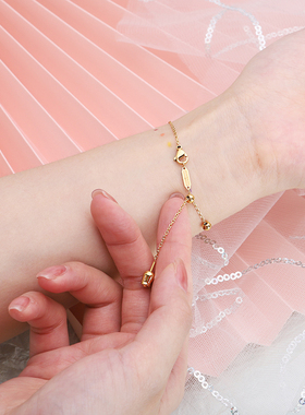 18kins小众设计锁骨链情人节礼物