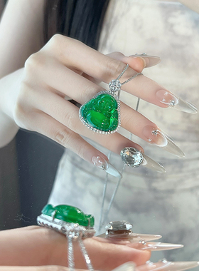 玉髓纯银佛公弥勒佛项链