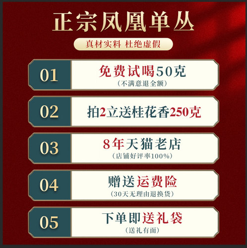 鸭屎香凤凰单枞茶特级春茶大乌叶潮州高山浓香型新茶凤凰单丛500g - 图0