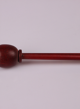 佛具法器 帝钟配件木鱼锤子实木锤子红色帝钟鼓棒鼓架槌子39cm