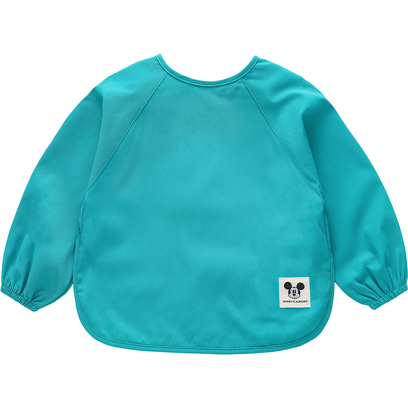Baby smock children's long sleeve waterproof reverse dressing