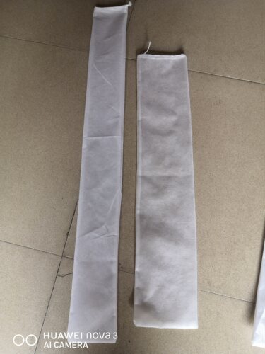 白色大尺寸双抽绳束口无纺布袋汽车零部件防尘包裹布袋 - 图2