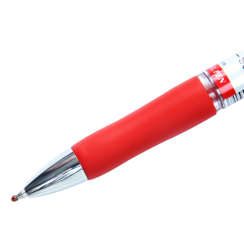 得力S01按动中性笔 0.5mm 得力黑色水笔 流畅型签字笔 办公水笔 - 图1