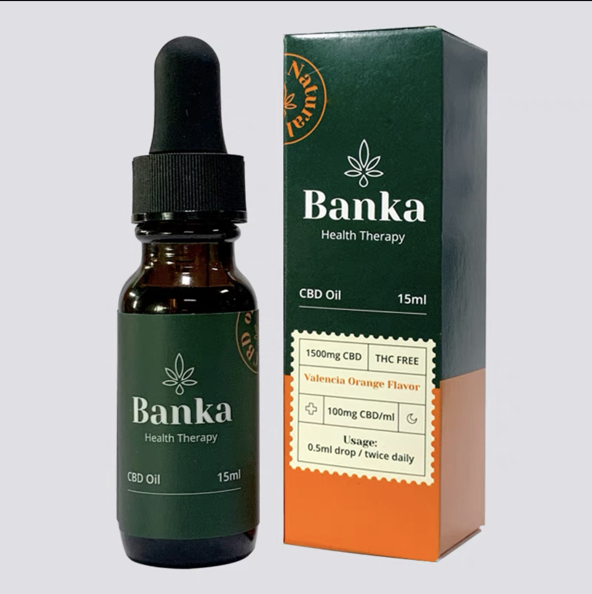 Banka高纯度cbd油大麻二酚舒缓焦虑助眠安神雾化按摩精油冬薄荷 - 图2