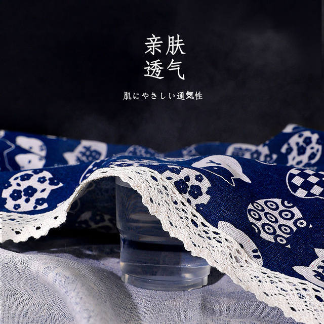 Ins ຝ້າຍແລະ linen tablecloth fabric ອິນເຕີເນັດສະເຫຼີມສະຫຼອງ plaid desk mat