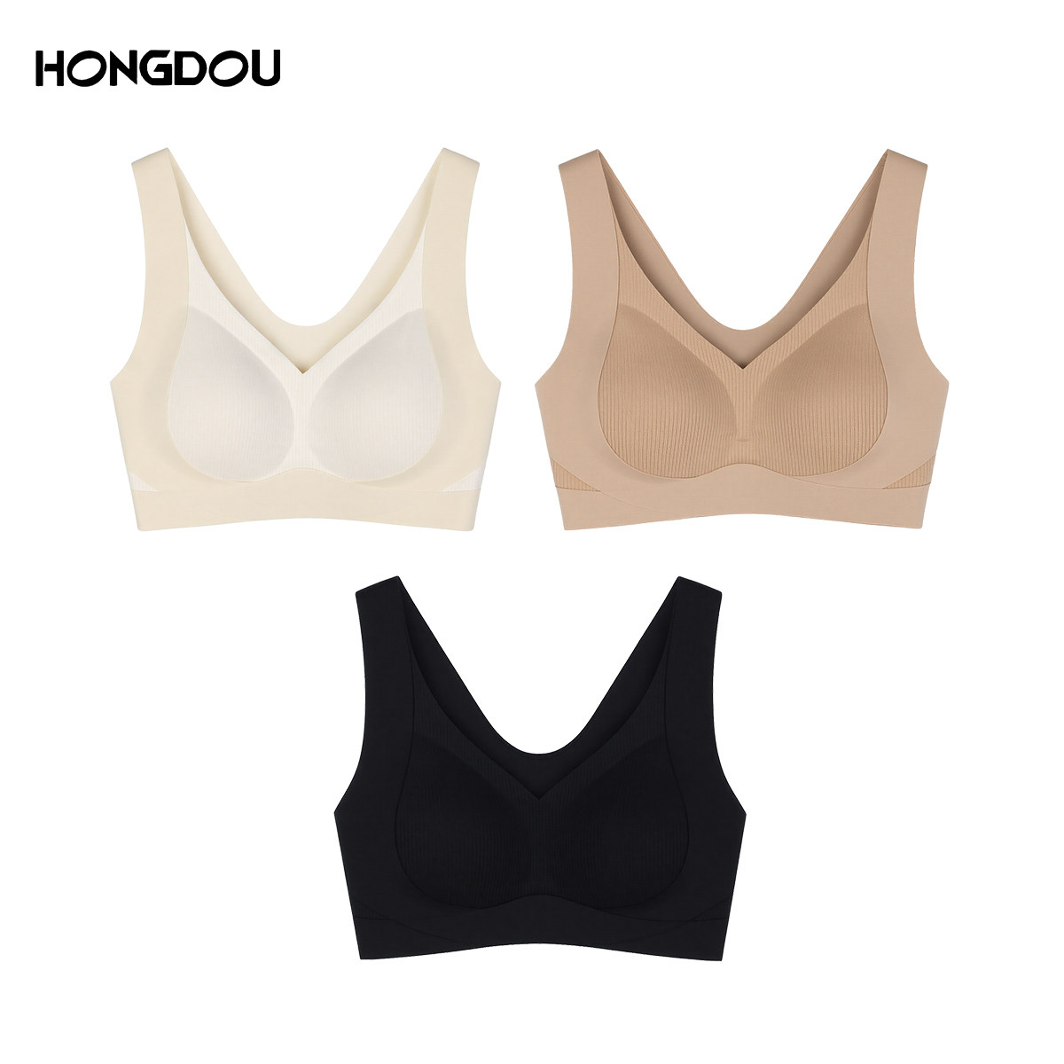 【大美唤粉丝专享熊熊绒加厚无压提拉背心Bra-7713,淘宝优惠券,粉丝福利购,淘宝优惠卷